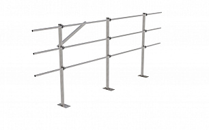 Кровельное ограждение Fachmann КО/PL/1200-3-3000